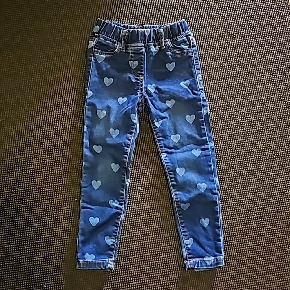Mini Boden Heart Jeans 4T